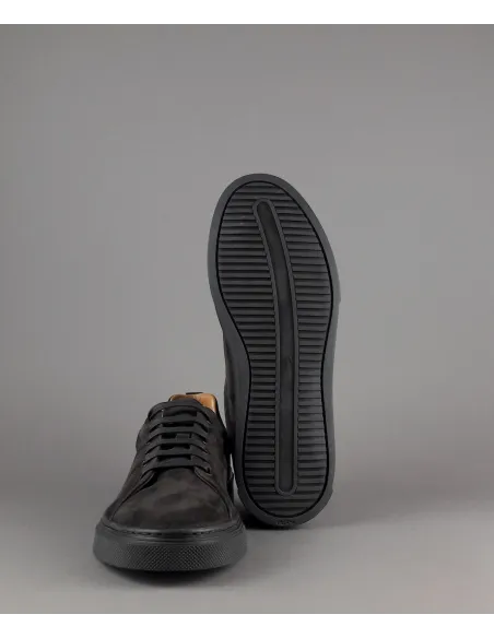 Frau Sneakers Uomo Camoscio Testa Di Moro Prezzo 150,00