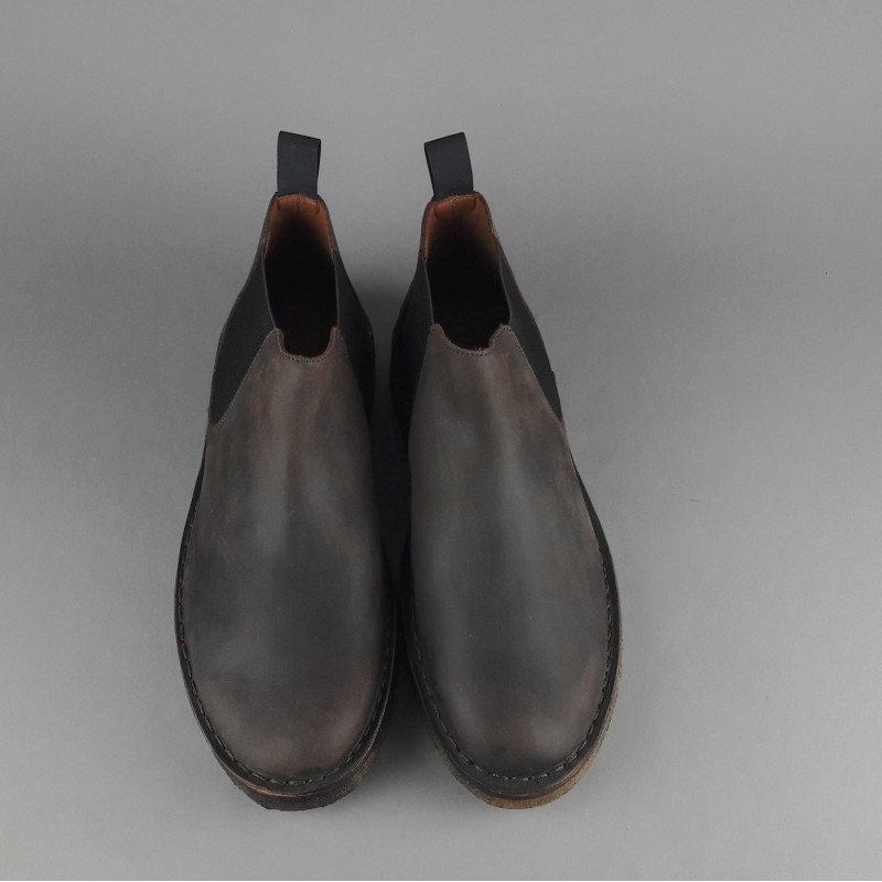 Frau Stivaletto Uomo Pelle Ingrassata Testa Di Moro Prezzo 140,00