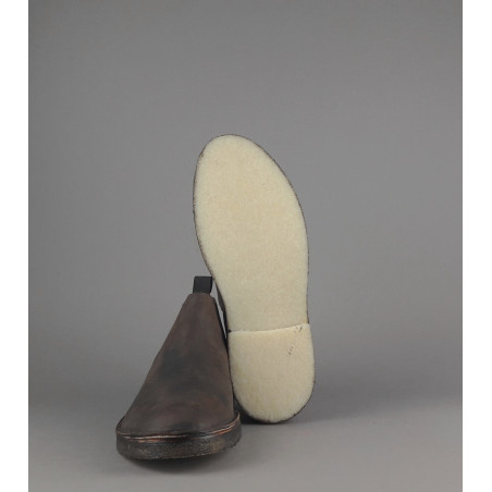 Frau Stivaletto Uomo Pelle Ingrassata Testa Di Moro Prezzo 140,00