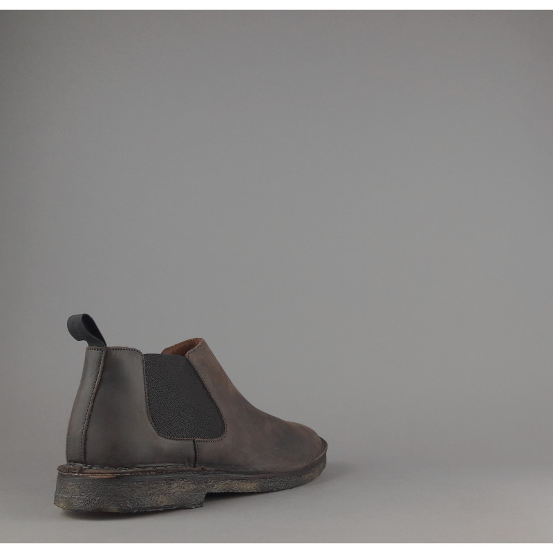 Frau Stivaletto Uomo Pelle Ingrassata Testa Di Moro Prezzo 140,00