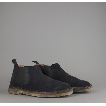 Frau Stivaletto Uomo Camoscio Blu Scuro Prezzo 130,00