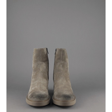 Frau Tronchetto Donna Camoscio Talpa Zip Laterale Prezzo 140,00