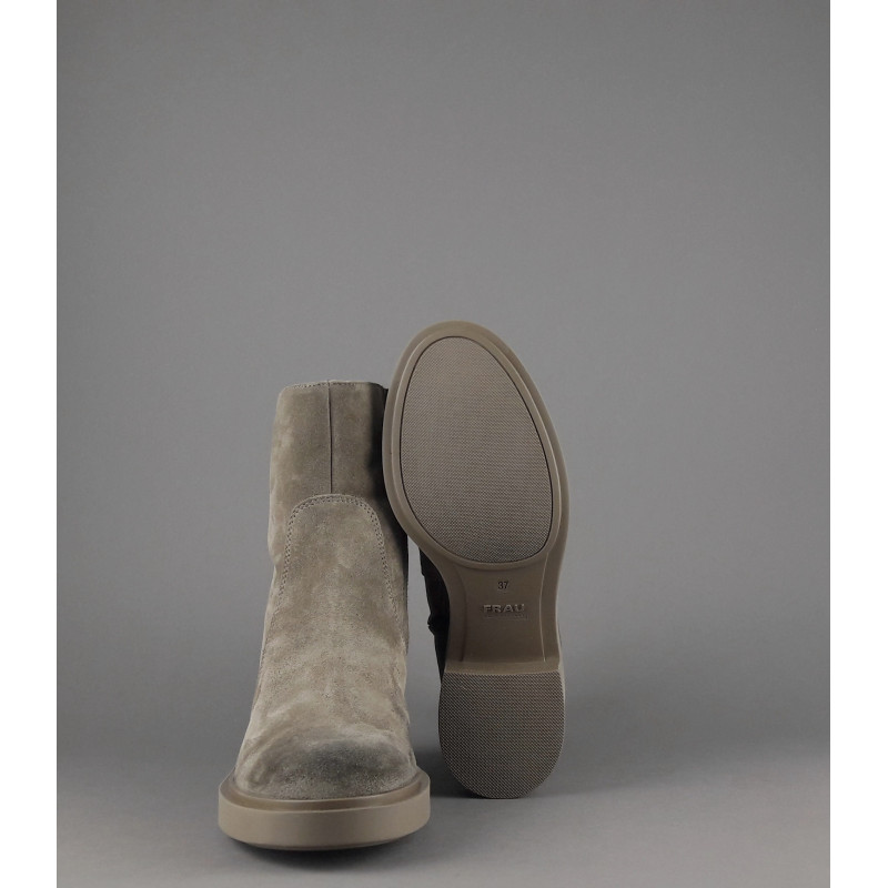 Frau Tronchetto Donna Camoscio Talpa Zip Laterale Prezzo 140,00