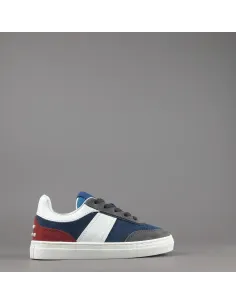 Tod's Sneakers Junior 06J Camoscio Blu/Grigio Fascia Logata Prezzo 240,00