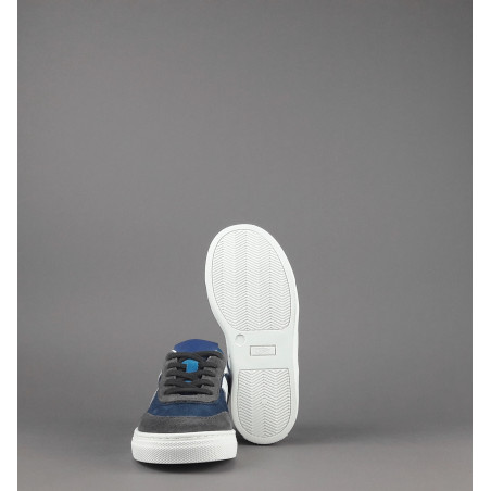 Tod's Sneakers Junior 06J Camoscio Blu/Grigio Fascia Logata Prezzo 240,00