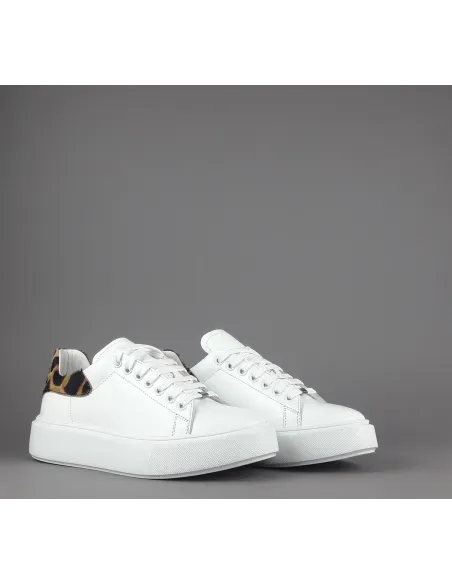 Frau / Sa Sneakers Donna Pelle Liscia Bianco Prezzo 120,00