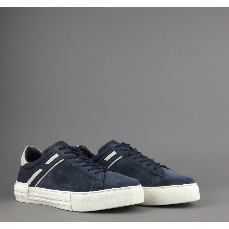 Hogan / Sa Sneakers Rebel Uomo Camoscio Nabuk Blu Prezzo 320,00