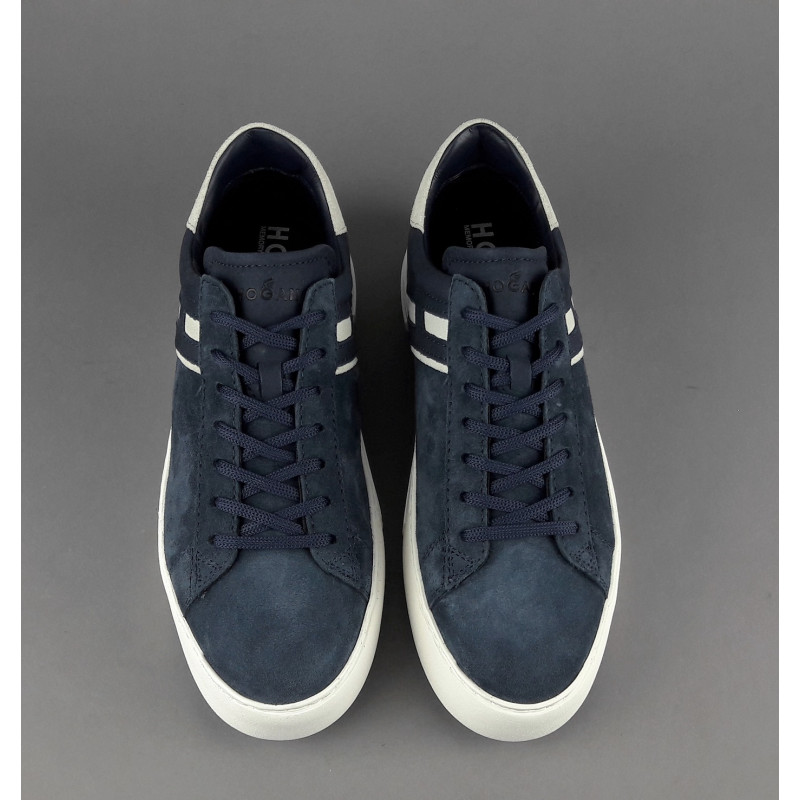 Hogan / Sa Sneakers Rebel Uomo Camoscio Nabuk Blu Prezzo 320,00