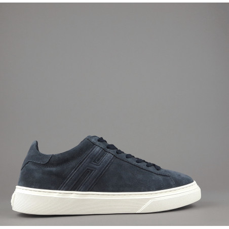 Hogan _ Sneakers H365 Uomo Camoscio Blu Scuro H Canaletto Prezzo 290,00