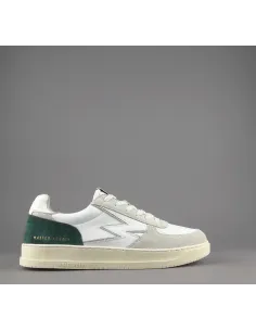 Moaconcept _ Sa Sneakers Master Legacy Uomo Camoscio Pelle Bianco Opaco/Bianco Logo Bianco Prezzo 195,00
