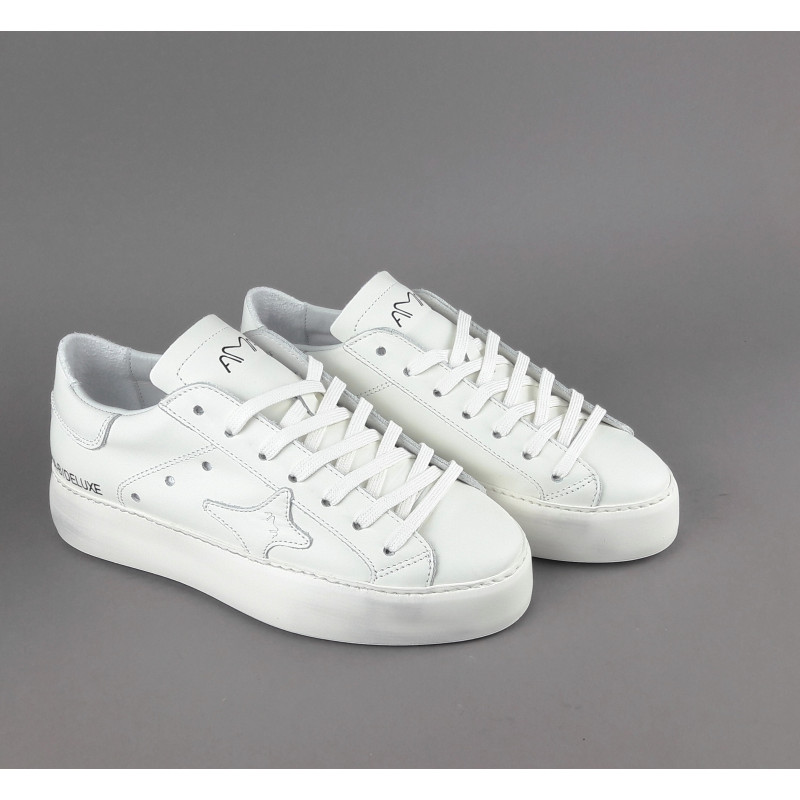 Ama Brand _ Sa Sneakers Donna Snk Pelle Bianco Prezzo 195,00