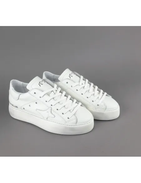 Ama Brand Sneakers Donna Snk Pelle Bianco Prezzo 195,00