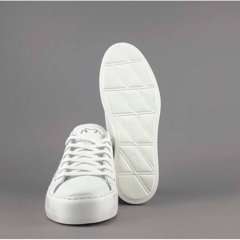 Ama Brand _ Sa Sneakers Donna Snk Pelle Bianco Prezzo 195,00
