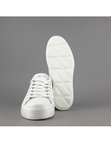 Ama Brand Sneakers Donna Snk Pelle Bianco Prezzo 195,00