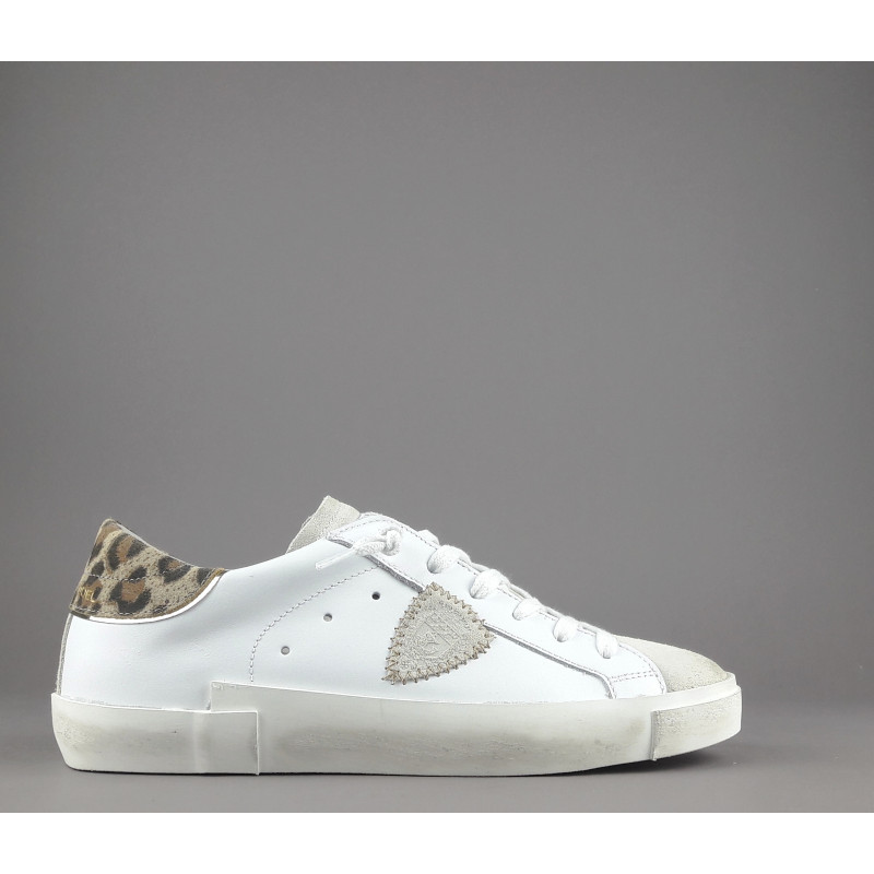 Philippe Model _ Sa Sneakers Donna Paris x Pelle Camoscio Bianco/Bianco Opaco Prezzo 320,00