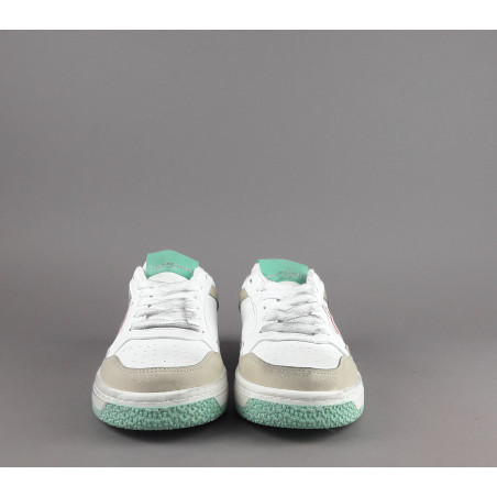 Philippe Model Sneakers Donna Lyon Microfibra Vegan Bianco Verde Tiffany Prezzo 260,00