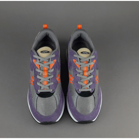 Hoff _ Sa Sneakers Uomo State Nebraska Camoscio Tela Viola Scuro Prezzo 150,00