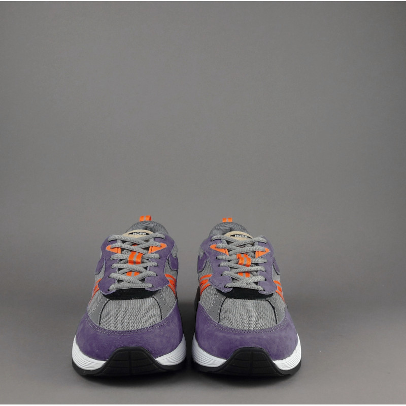 Hoff _ Sa Sneakers Uomo State Nebraska Camoscio Tela Viola Scuro Prezzo 150,00