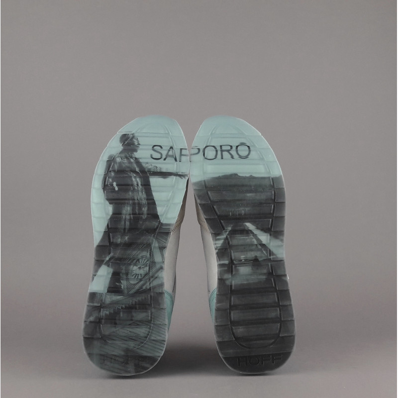 Hoff _ Sa Sneakers Uomo City Sapporo Camoscio Tela Beige Opaco Prezzo 99,00