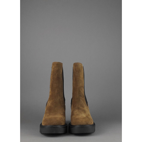 Janet & Janet " Tronchetto Donna Margot Camoscio Biscotto Prezzo 180,00