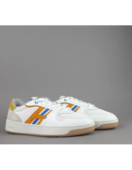 Hoff _ Sneakers Uomo Metro Shinjuku Pelle Tela Bianco Prezzo 130,00