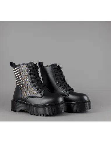 Gio Cellini " Anfibio Donna Eco PU Nero Borchie Laterali Prezzo 130,00