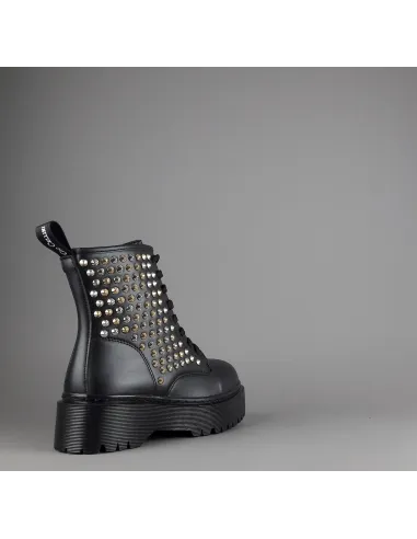 Gio Cellini " Anfibio Donna Eco PU Nero Borchie Laterali Prezzo 130,00