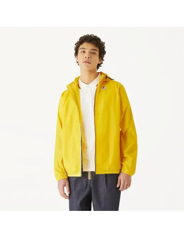 K-Way _ Sa Giubbino Uomo Le Vrai 3.0 Claude Nylon Giallo Prezzo 120,00