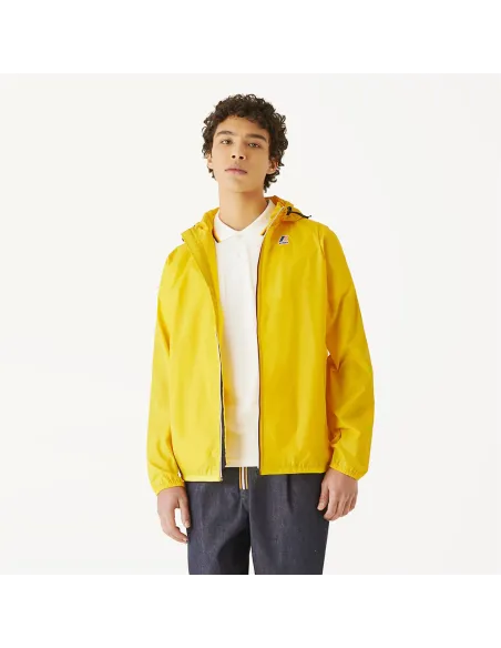K-Way Giubbino Uomo Le Vrai 3.0 Claude Nylon Giallo Prezzo 120,00