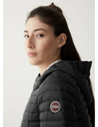 Colmar _ Cappa Con Cappuccio Donna Piumino Nero Prezzo 260,00