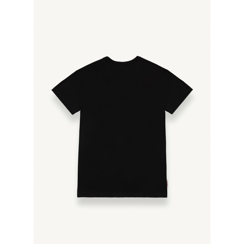Colmar _ Sa T-Shirt Uomo Logo In Rilievo Cotone Nero Prezzo 60,00