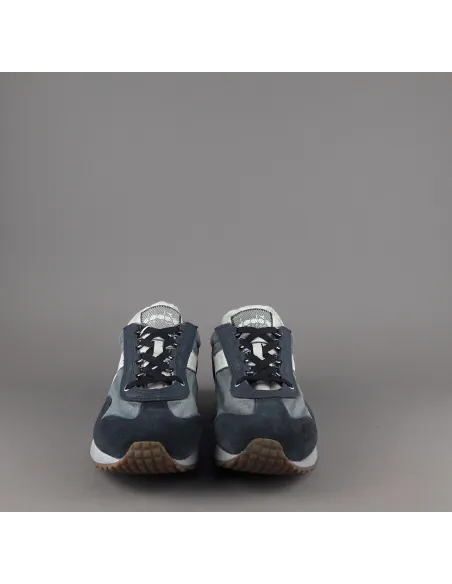 Diadora Sneakers Uomo Heritage Equipe Camoscio Tela Blu Scuro Stone Wash Prezzo 180,00