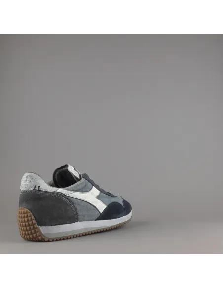 Diadora Sneakers Uomo Heritage Equipe Camoscio Tela Blu Scuro Stone Wash Prezzo 180,00