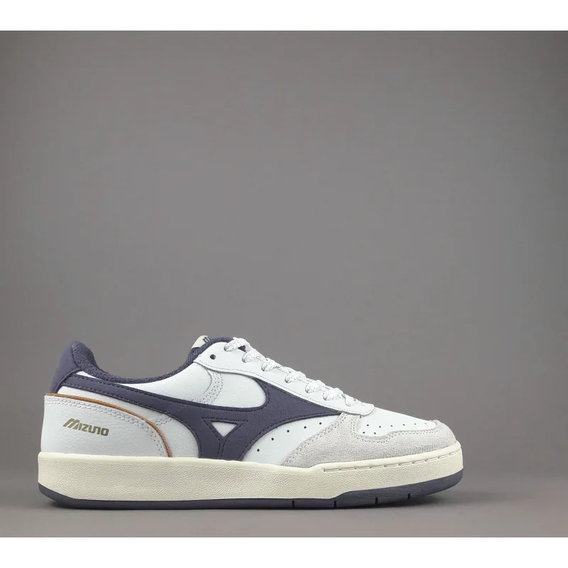 Mizuno _ Sneakers Uomo City Pelle Bianco Logo Viola Prezzo 140,00