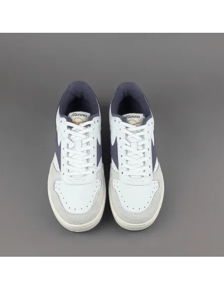 Mizuno _ Sneakers Uomo City Pelle Bianco Logo Viola Prezzo 140,00