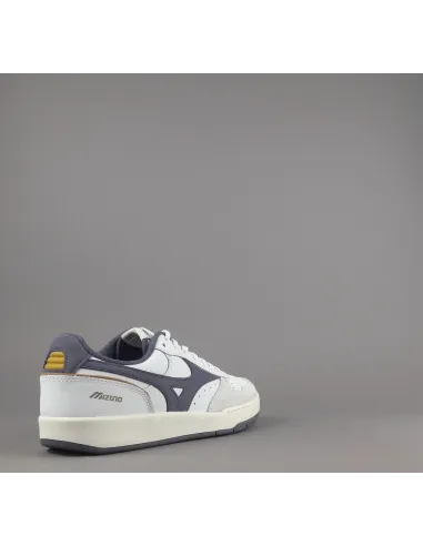 Mizuno _ Sa Sneakers Uomo City Pelle Bianco Logo Viola Prezzo 140,00