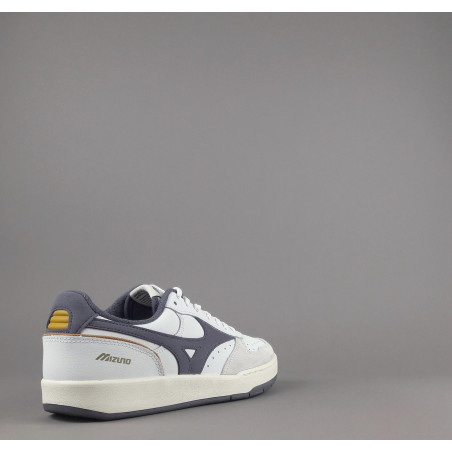 Mizuno _ Sa Sneakers Uomo City Pelle Bianco Logo Viola Prezzo 140,00