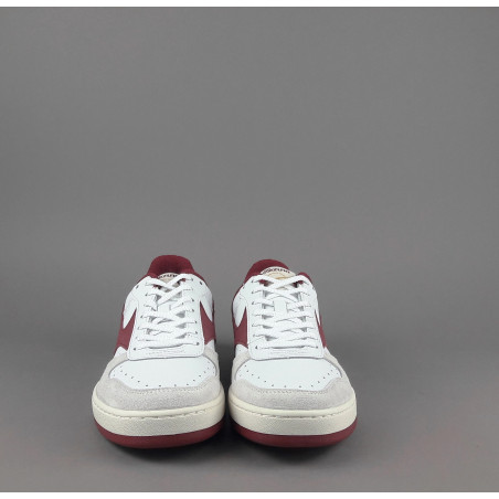 Mizuno _ Sa Sneakers Uomo City Pelle Bianco Logo Bordeaux Prezzo 140,00