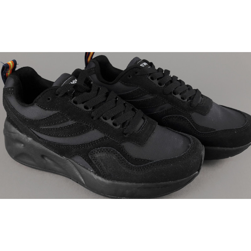 K-Way _ Sa By Superga Sneakers Training Uomo/Donna Camoscio Tela Nero Prezzo 130,00