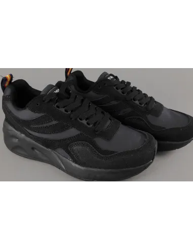 K-Way By Superga Sneakers Training Uomo/Donna Camoscio Tela Nero Prezzo 130,00