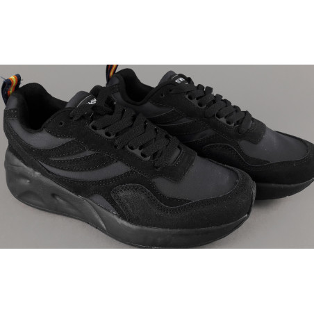 K-Way _ Sa By Superga Sneakers Training Uomo/Donna Camoscio Tela Nero Prezzo 130,00