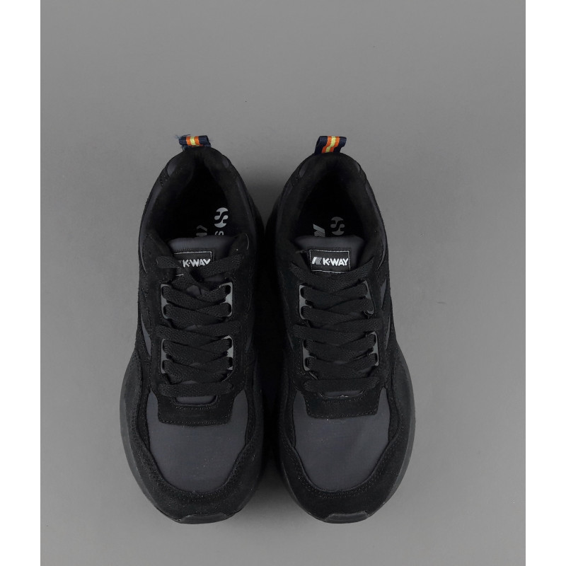 K-Way _ Sa By Superga Sneakers Training Uomo/Donna Camoscio Tela Nero Prezzo 130,00