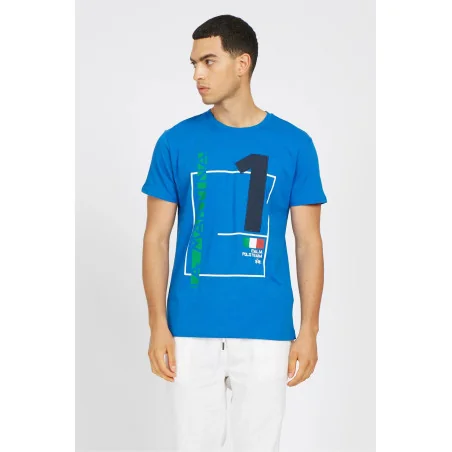 La Martina T-Shirt Uomo Verrall Cotone Fit Regular Avion Prezzo 80,00