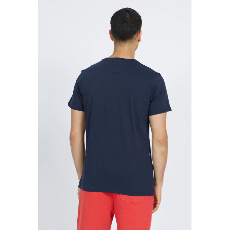 La Martina T-Shirt Uomo Verrall Cotone Fit Regular Blu Scuro Prezzo 80,00