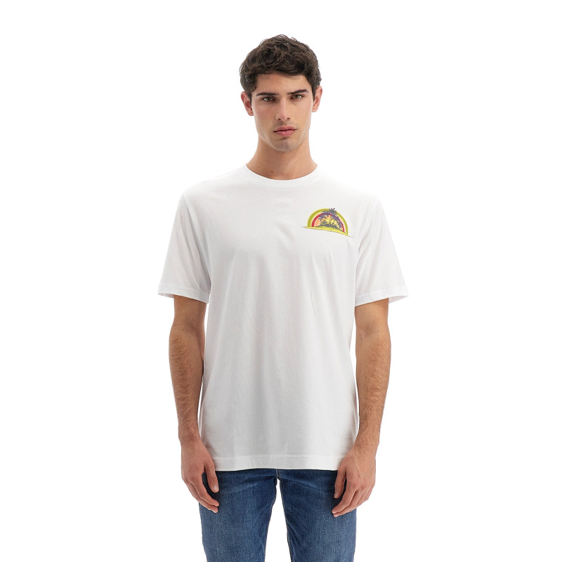 La Martina _ Sa T-Shirt Uomo Veryl Cotone Over Fit Bianco Prezzo 70,00