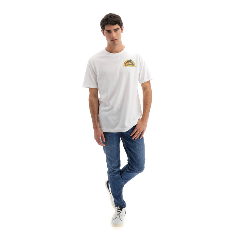 La Martina T-Shirt Uomo Veryl Cotone Over Fit Bianco Prezzo 70,00
