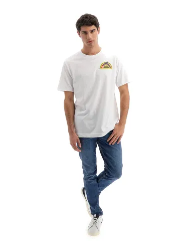 La Martina T-Shirt Uomo Veryl Cotone Over Fit Bianco Prezzo 70,00