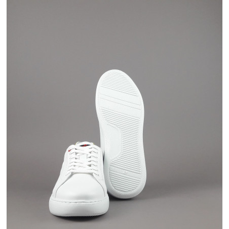 Peuterey _ Sa Sneakers Donna Pelle Bianco Spoiler Verde Acido Prezzo 215,00