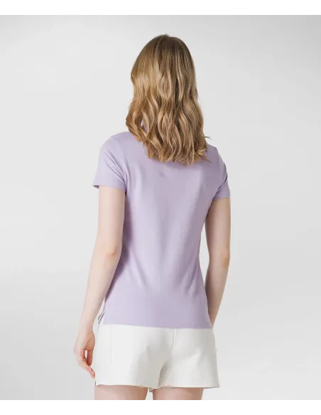 Peuterey Polo Donna Piquè Di Cotone Stretch Lilla Prezzo 89,00