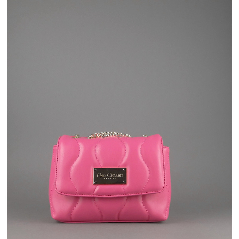 Gio Cellini _ Sa Borsa A Spalla Piccola Donna Pu Trapuntato Fuxia Prezzo 109,00